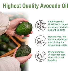 NEW Cold Pressed Avocado Oil (Shipping Within USA only)