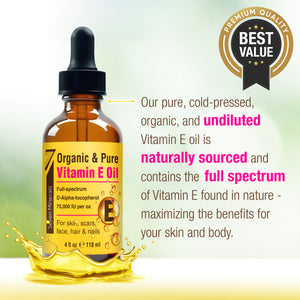 Seven Minerals Pure Vitamin E Oil 1oz