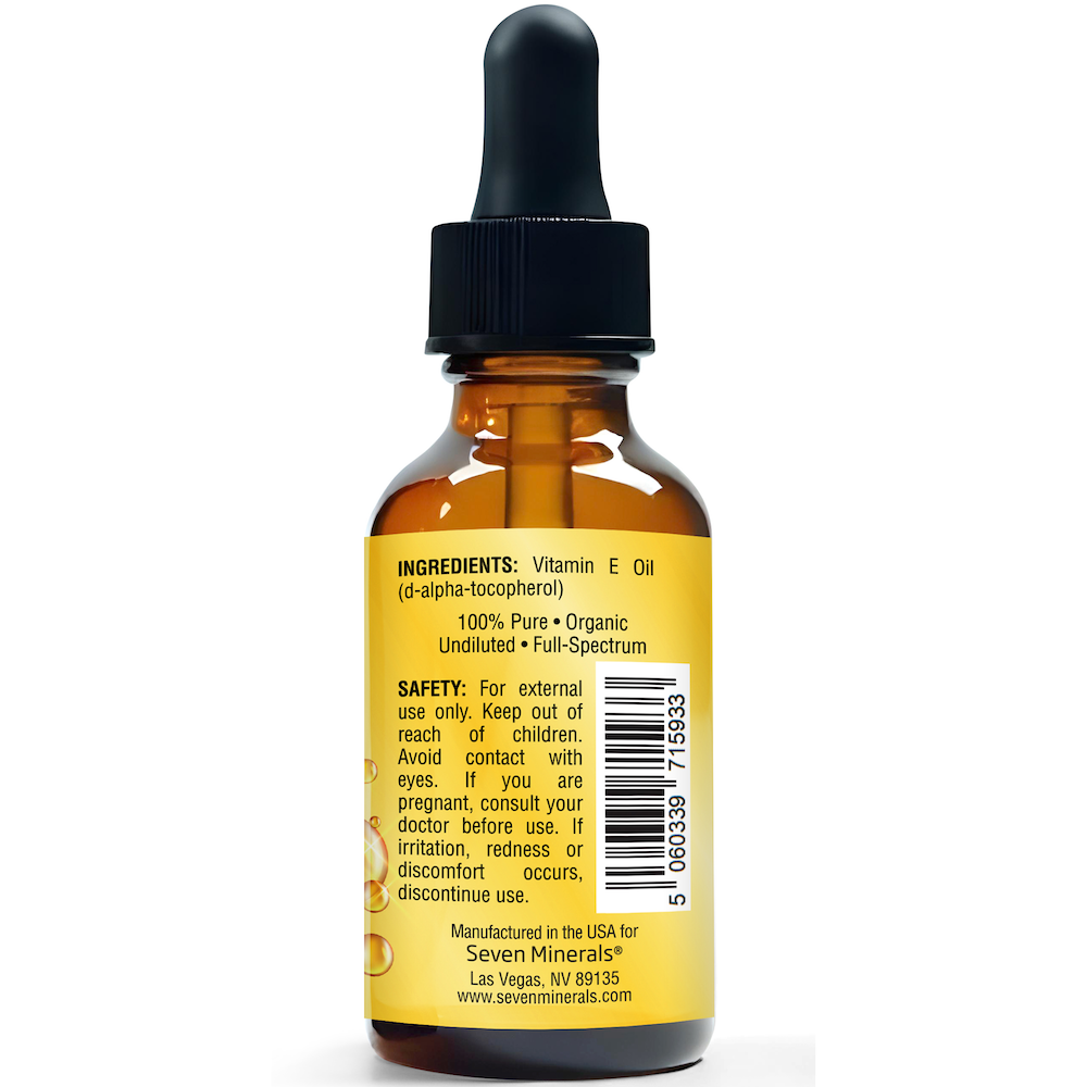 Seven Minerals Pure Vitamin E Oil 1oz