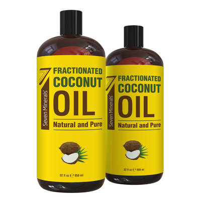 Pure Fractionated Coconut Oil (Shipping Within USA only) - Seven Minerals