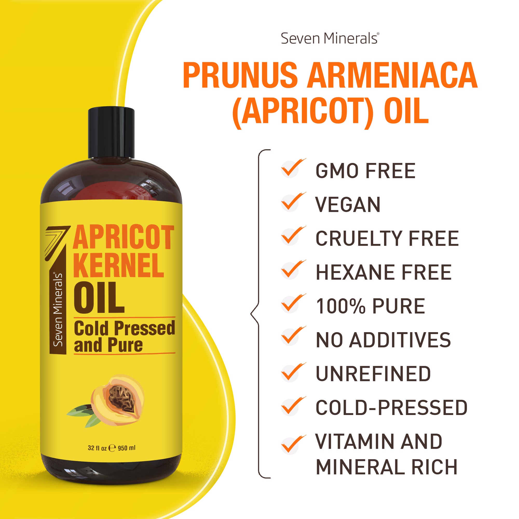 100% Pure Organic Apricot Kernel Oil